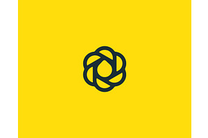 A water drop logo in negative space, an Illustration by Bureau