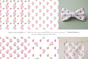 Pink Peony Vector Seamless Patterns, a Pattern Graphic by Nadia Semyroz (Thumbnail 3 of 10)