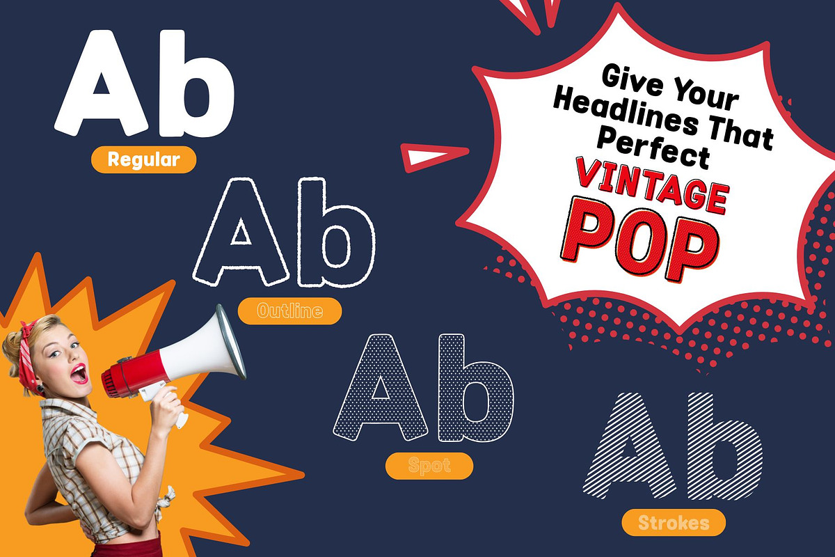 Fox Diablo: 4 Font Styles, a Handwritten Font by Fox7 By Rattana (Photo 2 of 13)