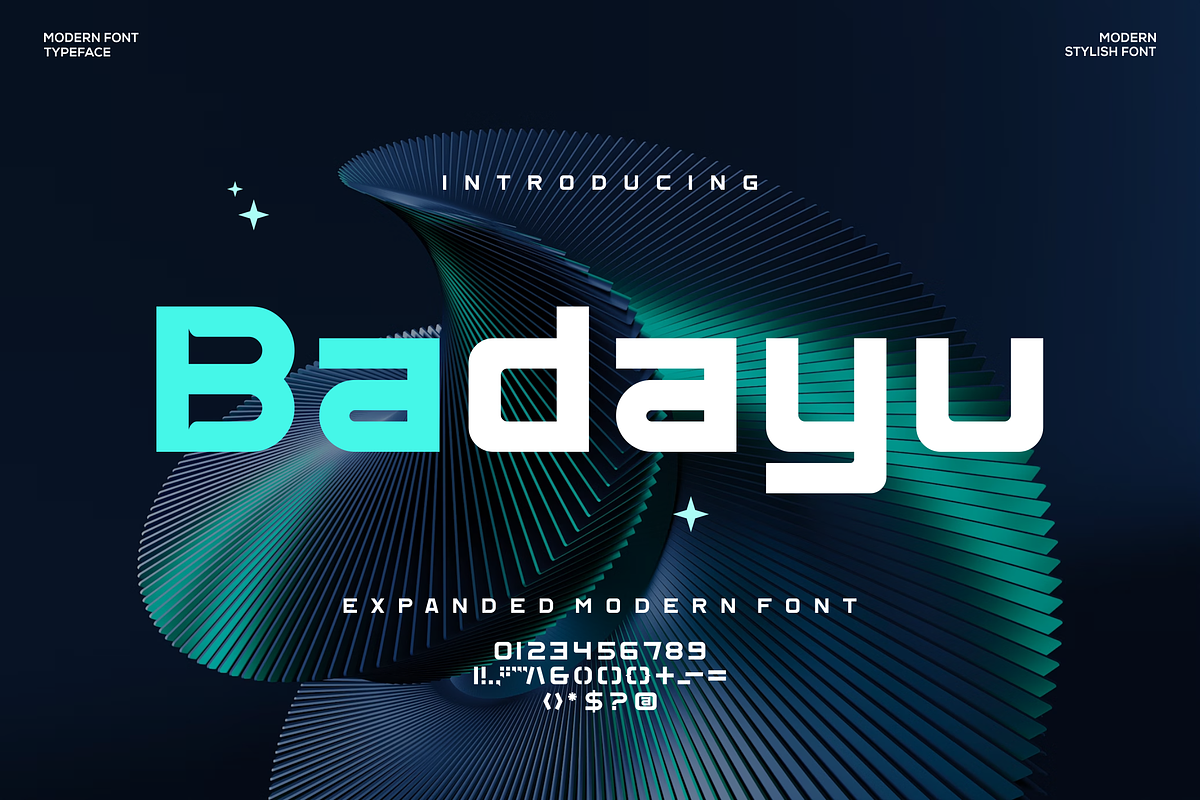 Badayu Font, a Sans Serif Font by agusariyadi (Photo 1 of 4)