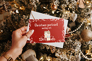 Christmas postcard mockup set 1 v1, a Print Template by Mocart (Thumbnail 1 of 14)