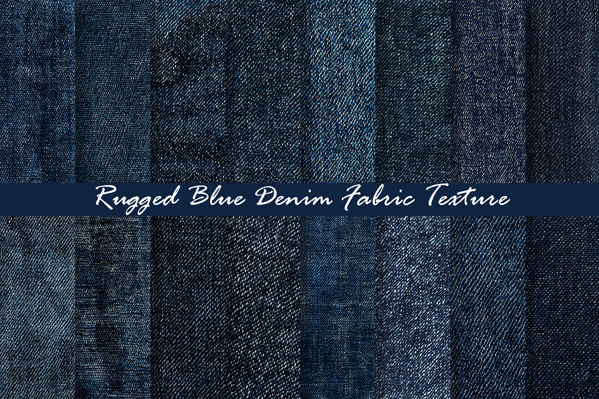 Rugged Blue Denim Fabric Texture, a Texture Graphic by Dream Creation (Photo 1 of 5)