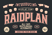 Raidplan Typeface, a Sans Serif Font by 24Design Studios (Thumbnail 1 of 5)