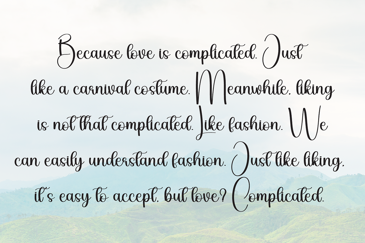 Overlay | Script Font, a Handwritten Font by Scratchones (Photo 6 of 9)