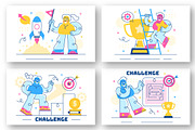 10 Business Challenge Illustration, a Person Illustration by denayunebgt (Thumbnail 3 of 4)
