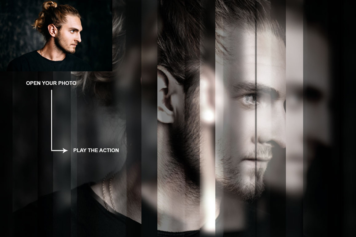 Realistic Prism Photoshop Action, an Action Add-On by DESIGNAVO (Photo 2 of 6)