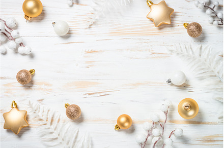 Creative layout with white and, a Holiday Photo by Nadia-nb