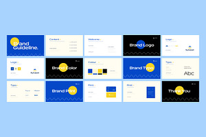 Creative brand guidelines template