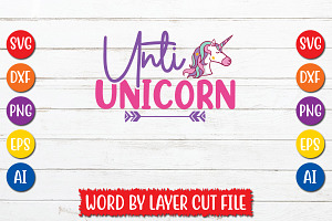 Unti Unicorn Cut File