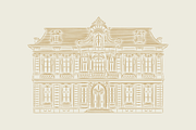 Hand drawn Vintage Houses, a Decorative Illustration by dariikos (Thumbnail 9 of 13)