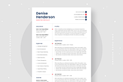 Resume Template Denise, a Resume Template by Olympia Resume (Thumbnail 2 of 5)