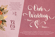 Rustic Wedding font, a Script Font by WAP (Thumbnail 3 of 9)