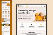 Beekeeper & Honey Webshop Template, a Wix Template by Kitteeh (Thumbnail 2 of 20)