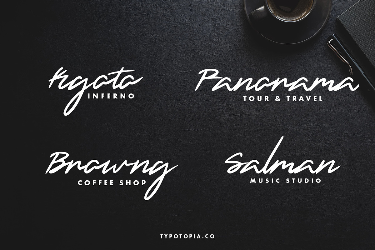 Betran Hand Drawing Font preview 7