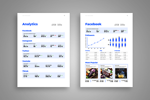 Social Media Report Template