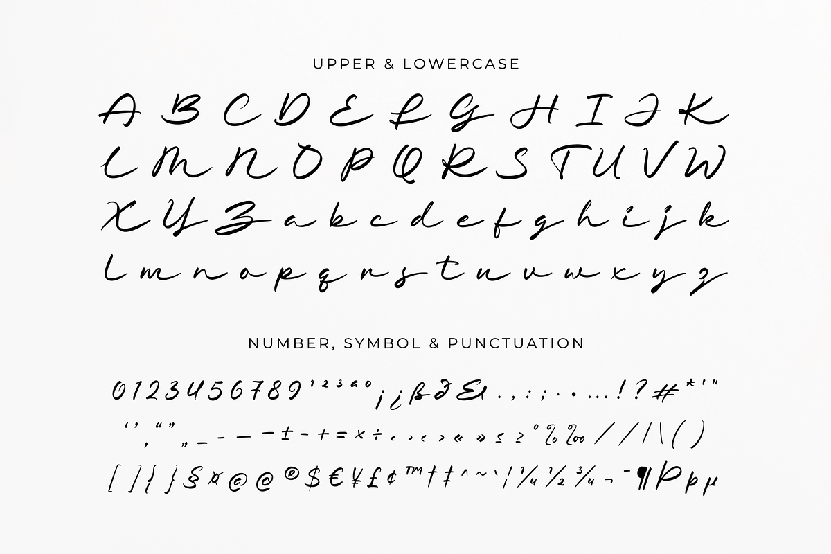 Loving Signature -A Handwritten Font, a Handwritten Font by Ainun Jinan (Photo 7 of 8)