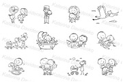 Drawing cartoon children baby bundle, an Illustration by Bubert Art (Thumbnail 4 of 4)