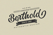 Volks Theatre Retro Fancy, a Script Font by Typetemp Studio (Thumbnail 3 of 10)