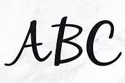 Black Glitter Alphabet, an Object Graphic by Patterns for Dessert (Thumbnail 4 of 5)
