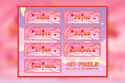74x Hearts Pixel Panels for Twitch, an Illustration by Custom Fonts & Patterns (Thumbnail 7 of 7)