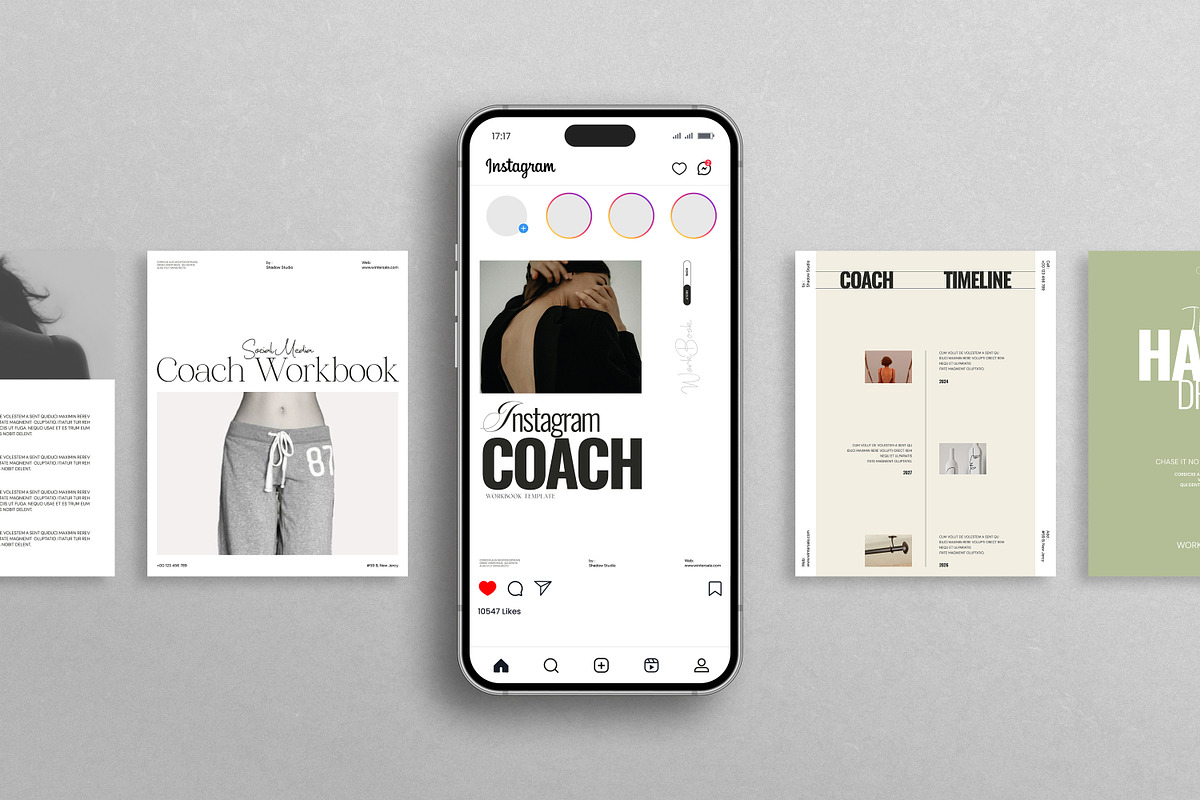 Coach | Social Media Kit Canva, a Social Media Template by creathrivestudio (Photo 14 of 14)