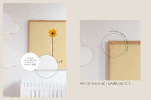 Frame Mockup Neutral Nursery