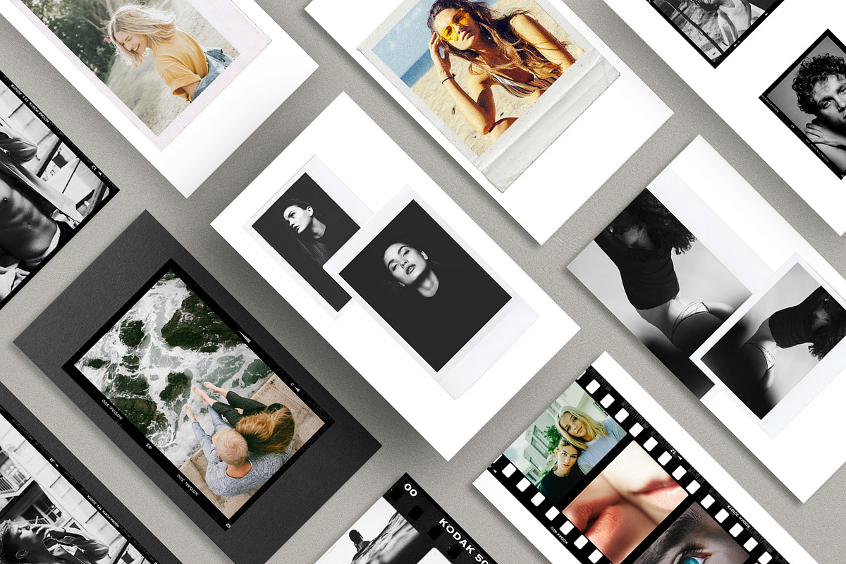 100 Film Frames & Instant Templates, a Social Media Template by The Muza (Photo 12 of 15)