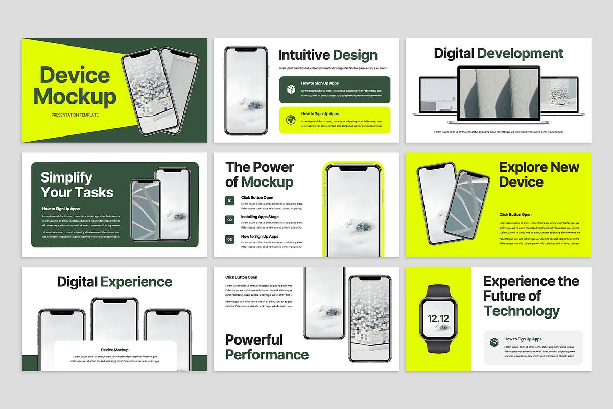 Device Mockup Powerpoint preview 2