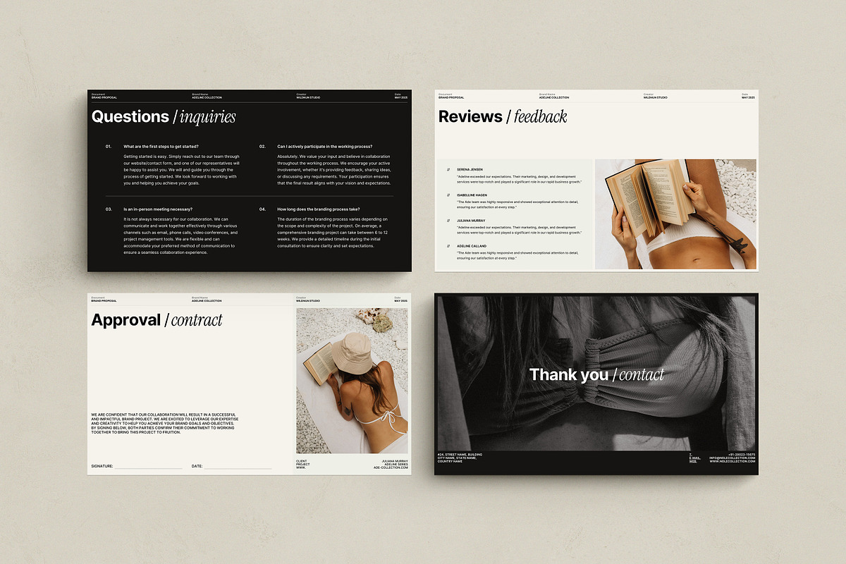 ADE / Brand Proposal, a Presentation Template by Wildnun Studio (Photo 10 of 16)