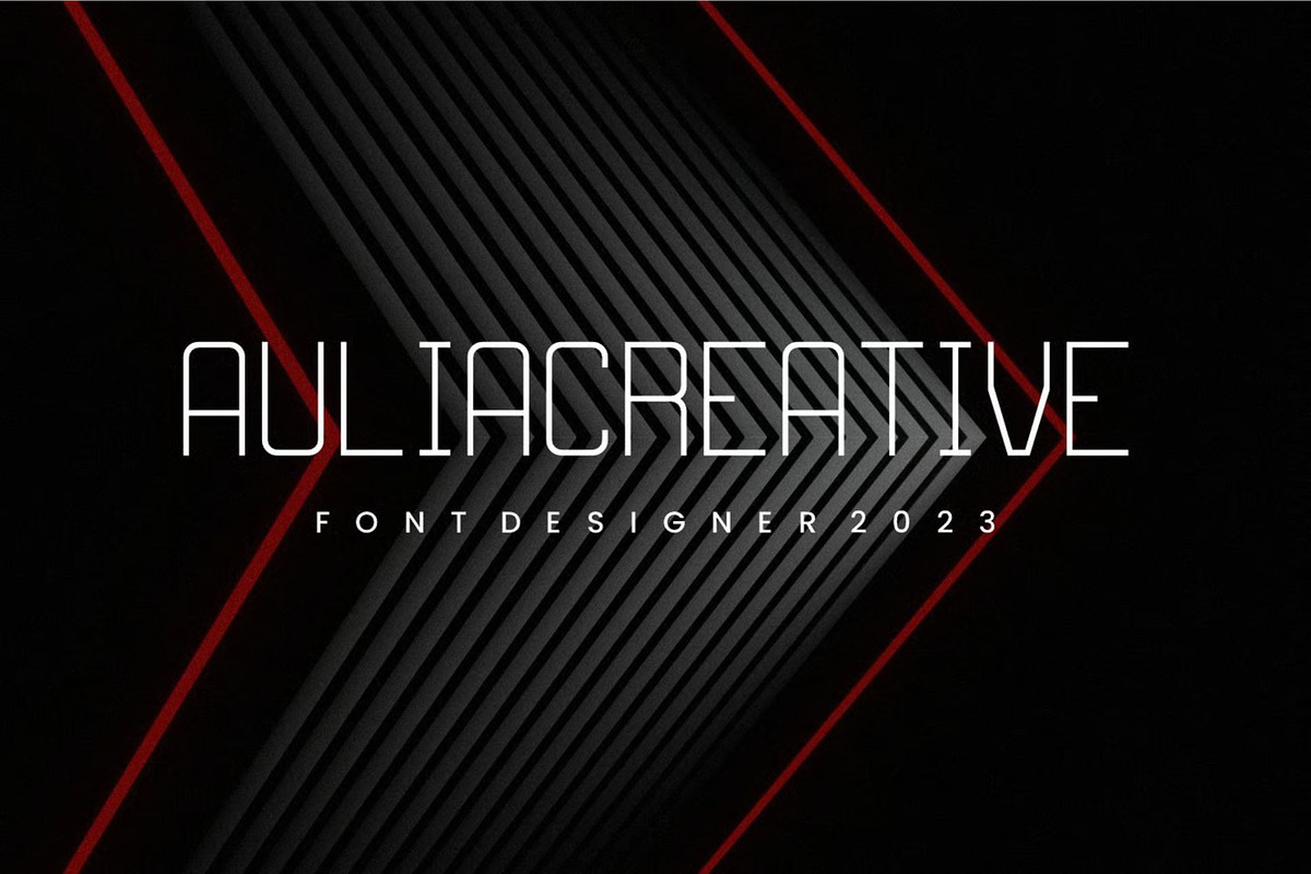 Auliagent, a Sans Serif Font by Auliacreative (Photo 2 of 4)