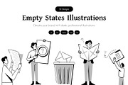 Empty States Illustration Art, a Work Illustration by Vectors Market (Thumbnail 1 of 9)