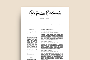 Simple Resume Template (MS Word)
