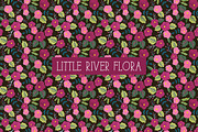 LITTLE RIVER FLORA Seamless Patterns, a Pattern Graphic by Dreaming with Isa (Thumbnail 4 of 9)