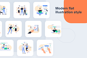 Job Seek Illustration Scene, a Templates & Theme by Graphicdunk (Thumbnail 4 of 6)