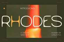 Rhodes Creative Sans Serif Font