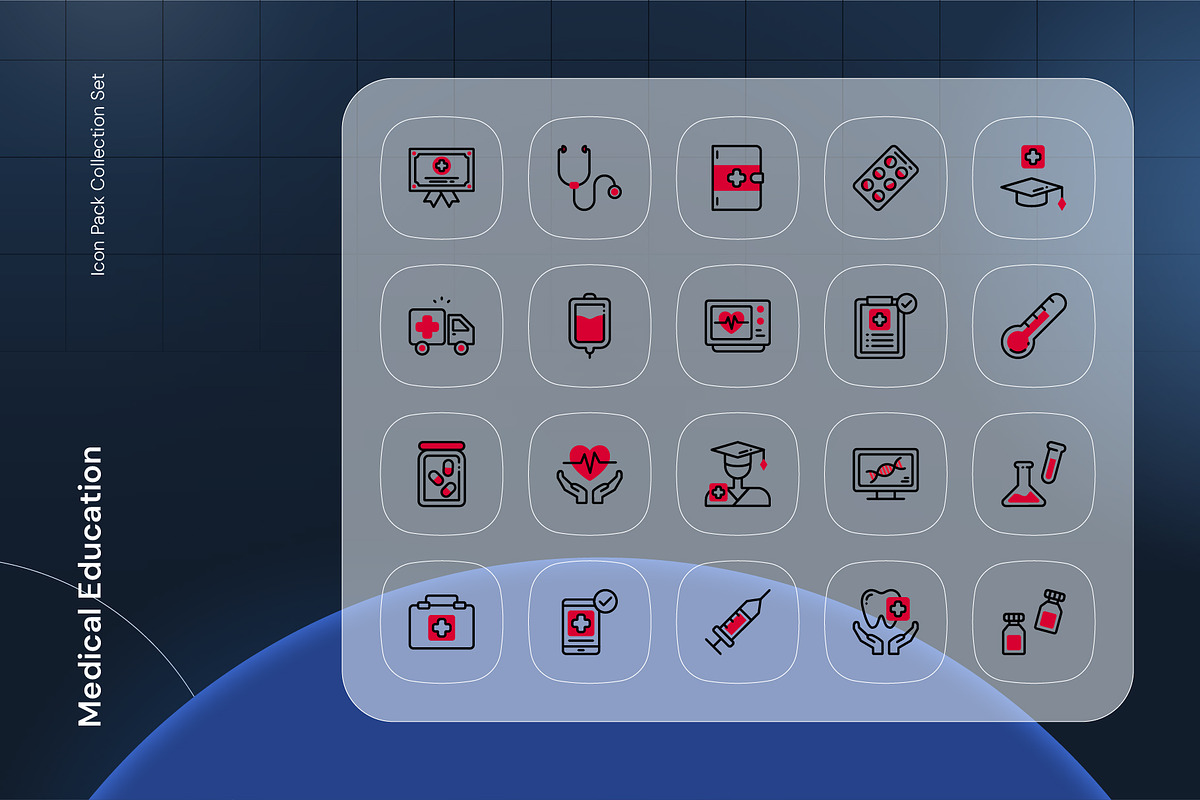 Medical Education Icon, a Duotone Icon by Nathaya Studio (Photo 2 of 2)
