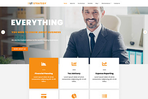 LT Strategy Onepage WordPress Theme