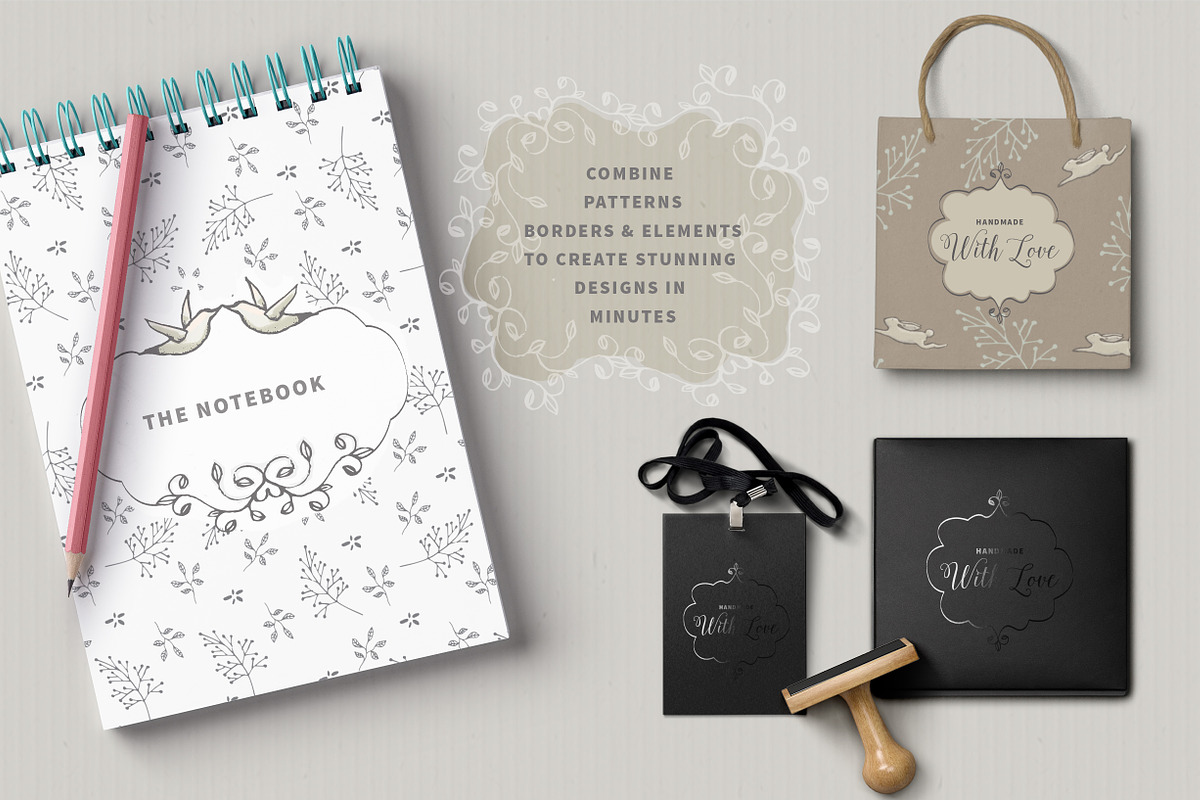 SKETCHED LOGO & CARD elements, an Illustration by Ingrid Marais Design (Photo 3 of 7)