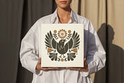Linocut Garden | Poster Builder, an Object Graphic by KetteCreate (Thumbnail 5 of 20)