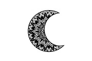 Mandala Crescent Moon Bundle, an Illustration by Designs_River (Thumbnail 29 of 31)
