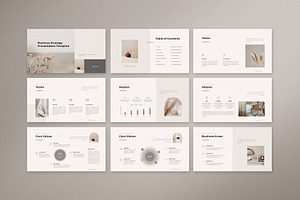 Business Strategy Template CANVA