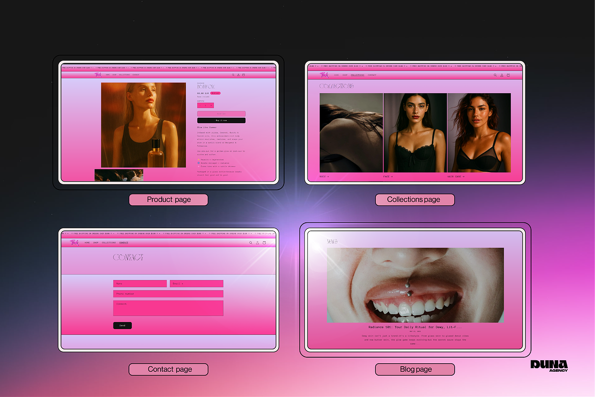 Shopify Theme Pink - Premium preview 6