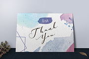Watercolor Wedding Invitation Set, an Invitation Template by Aarley Kaiven (Thumbnail 4 of 4)