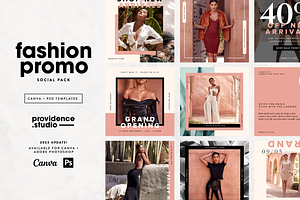 Fashion Promo Social Pack