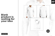 Casual Dress Shirt Mock-ups Set, a Shirt Mockup by Mocca Mockups Store (Thumbnail 3 of 11)