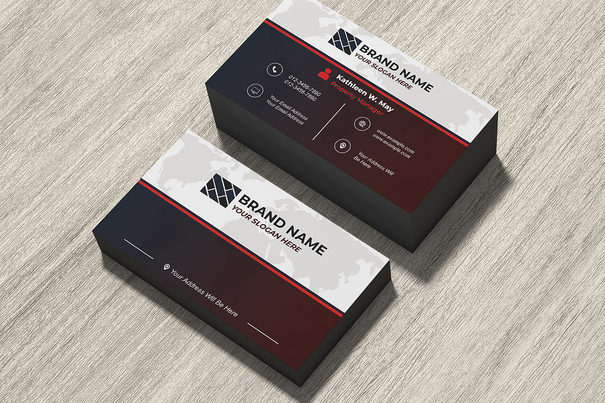 Freelancer Card Template PSD preview 7