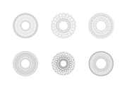 9 Geometric Line Ring Vector Bundle, a Decorative Illustration by yopie (Thumbnail 3 of 3)