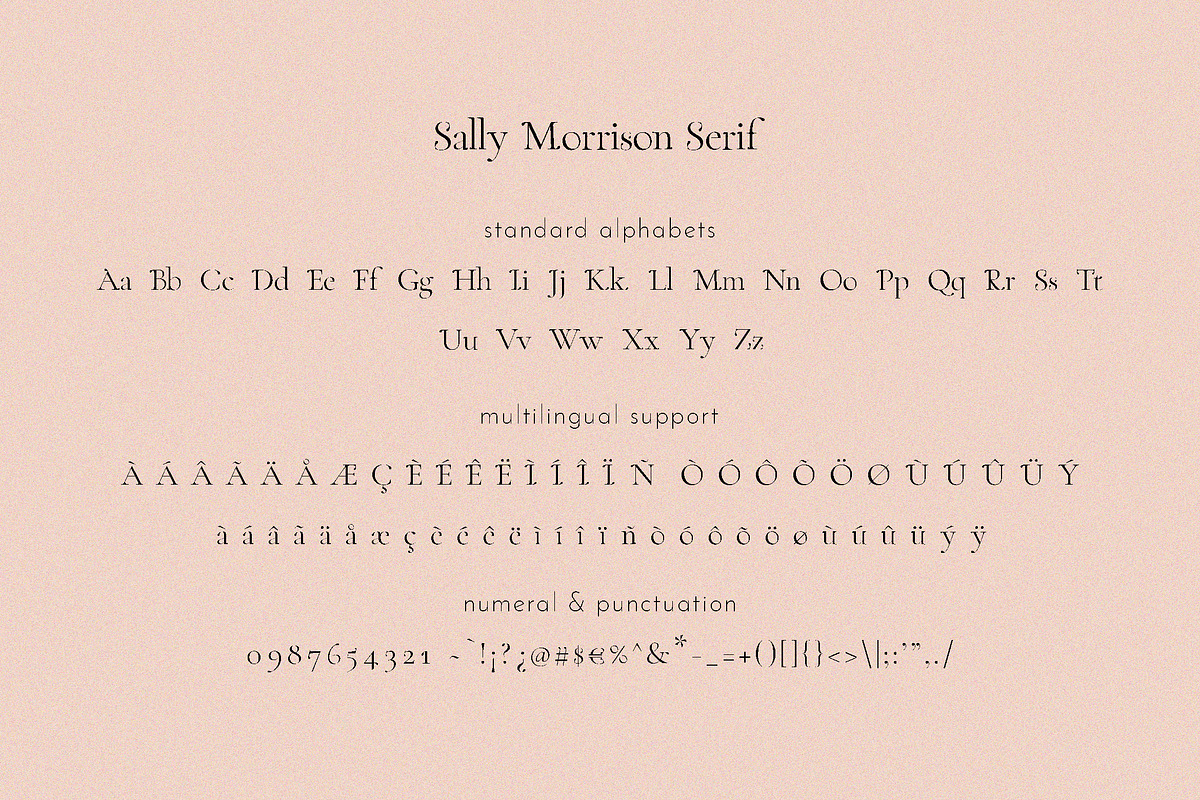 Sally Morrison Script & Serif, a Script Font by BlueRobinDesignShop (Photo 22 of 22)