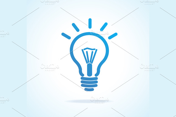 Light Bulb Icon. Vector