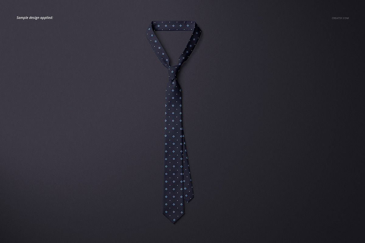 Gentelman Pack v.1: Tie Mockup Set, a Shirt Mockup by creatsy5 (Photo 11 of 15)